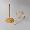 Adjustable Height Iron Hat Display Stands ODIS-WH0086-166A-2