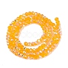 AB Color Plated Transparent Glass Rondelle Beads Strands EGLA-T029-2mm-10K-2
