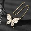 Butterfly Alloy Rhinestone Ceiling Fan Pull Chain Extenders FIND-JF00115-04-2