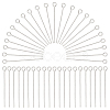 600Pcs Brass Eye Pin KK-SP0001-69A-S-1