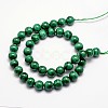 Natural Malachite Bead Strands G-O152-47-6mm-2