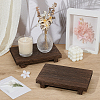 4Pcs Wooden Jewelry Display Pedestals ODIS-WA0001-05-5