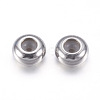 304 Stainless Steel Beads STAS-P194-01-8x4mm-1