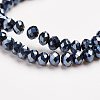 Electroplate Glass Beads Strands LS-EGLA-D020-3x2mm-35-2