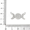 Brass Micro Pave Clear Cubic Zirconia Pendants KK-A300-10A-P-3