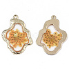 Epoxy Resin Pendants LS-X-RESI-T045-028E-3