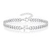Letter 304 Stainless Steel Link Bracelets FS-WG7830E-30-1
