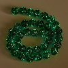Handmade Gold Sand Lampwork Beads Strands LAMP-P051-L03-10mm-3