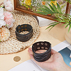 2Pcs 2 Styles Cowhide Leather Bracelets BJEW-CL0003-34B-3