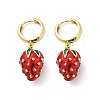 Brass Hoop Earrings EJEW-S251-04A-G-4