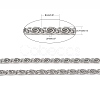 Tarnish Resistant 304 Stainless Steel Lumachina Chains CHS-R009-15-7