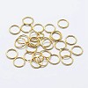 925 Sterling Silver Saw Cut Open Jump Rings STER-F036-02G-0.8x6mm-1