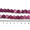 Natural Striped Agate/Banded Agate Beads Strands G-Z060-A01-C06-5