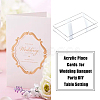 120Pcs 2 Style Transparent Acrylic Blank Place Cards AJEW-DC0001-28-7