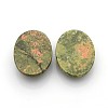 Natural Unakite Gemstone Cabochons X-G-P023-08-2