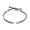 Nylon Cord Silder Bracelets MAK-C003-03G-08-4