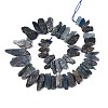 Natural Kyanite/Cyanite/Disthene Quartz Beads Strands G-R432-09-2