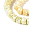 Anti-Tarnish Electroplate Glass Beads Strands GLAA-T025-10mm-11B-4