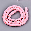 Handmade Polymer Clay Beads Strands CLAY-R089-6mm-069-2