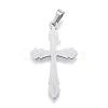 Non-Tarnish 304 Stainless Steel Pendants with 201 Stainless Steel Clasp STAS-G124-18P-2