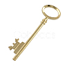 Tibetan Style Alloy Skeleton Key Large Pendants X-TIBEP-S105-G-RS-1