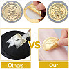 34 Sheets Self Adhesive Gold Foil Embossed Stickers DIY-WH0509-064-3
