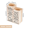 Wooden Candle Holder AJEW-WH0257-010-2