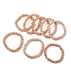Natural Sunstone Beaded Stretch Bracelets for Men Women BJEW-I322-01-4