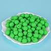 Round Silicone Focal Beads SI-JX0046A-48-3