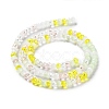 Glass Beads Strands EGLA-A034-M4mm-45-5
