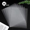 Transparent Plastic Board with Protective Paper for Photo Frame Replacement DIY-OC0003-74E-3