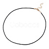 Waxed Cotton Cord Necklace Making MAK-YWC0001-01KC-01-2
