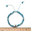 Brass Beaded Bracelets BJEW-Z094-03C-5