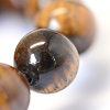 Grade AB Natural Tiger Eye Round Bead Strands X-G-E334-4mm-17-4