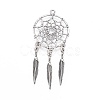 Tibetan Style Alloy Pendants X-TIBE-Q054-14TAS-NR-3