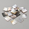 Natural Black Lip Shell Pendants BSHE-WH0004-13-1