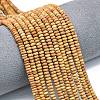 Natural Wood Lace Stone Wooden Jasper Beads Strands G-P575-A40-4x2mm-1