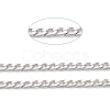 Tarnish Resistant 304 Stainless Steel Cuban Link Chains CHS-M003-13P-B-2