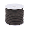 Coconut Brown Flat Faux Suede Cord X-LW-R003-07-1