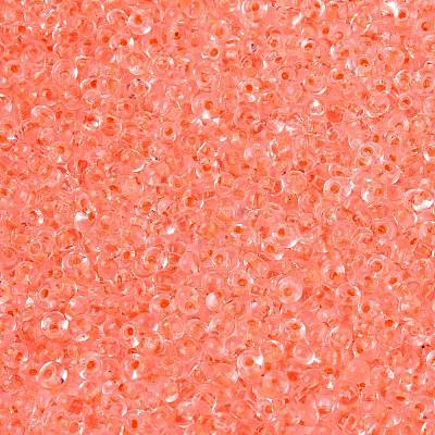 8/0 Inside Colours Transparent Glass Seed Beads SEED-T007-06H-1