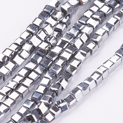 Electroplate Glass Beads Strands EGLA-F013-A01-B-1