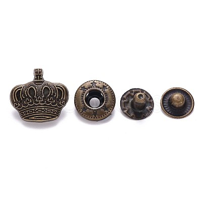 Brass Snap Buttons SNAP-S012-001-RS-1