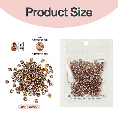 Picasso Glass Seed Beads SEED-TADJ0001-05C-1