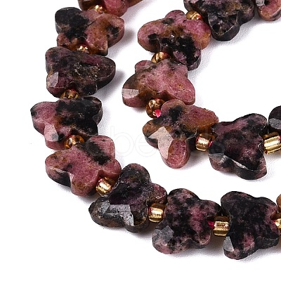 Natural Rhodonite Beads Strands G-N371-10A-05-1