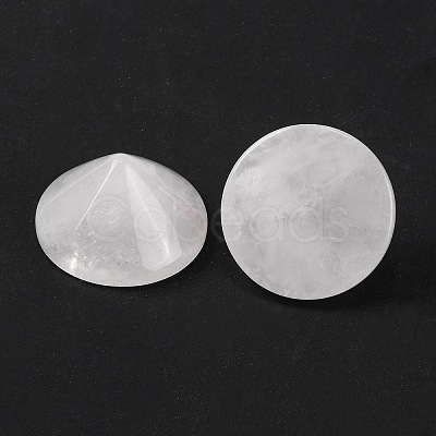 Natural Quartz Crystal Rock Crystal Cabochons G-Q184-01I-1