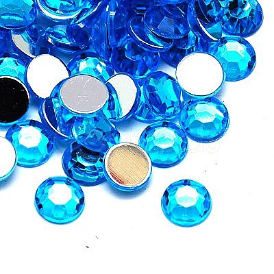 Imitation Taiwan Acrylic Rhinestone Cabochons GACR-A002-4mm-32-1