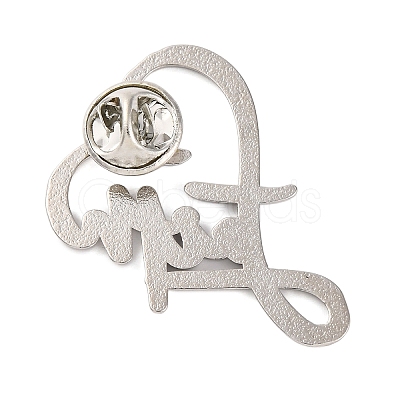 Faith Theme Zinc Alloy Brooch JEWB-C035-02B-P-1
