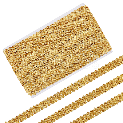 Polyester Lace Trim OCOR-WH0109-356C-1