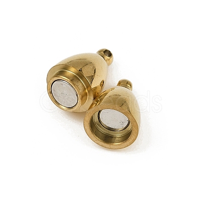 304 Stainless Steel Magnetic Clasps Hand Polished STAS-C127-14G-1