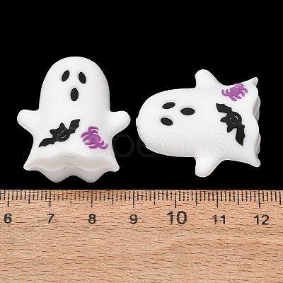 Halloween Silicone Focal Beads SL-CBADC51-01-1